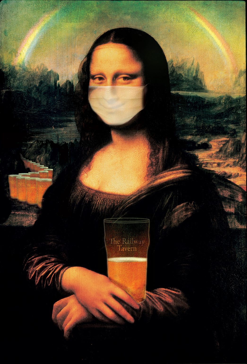 Mona Lisa Gets A Mask & Rainbow Streetview News